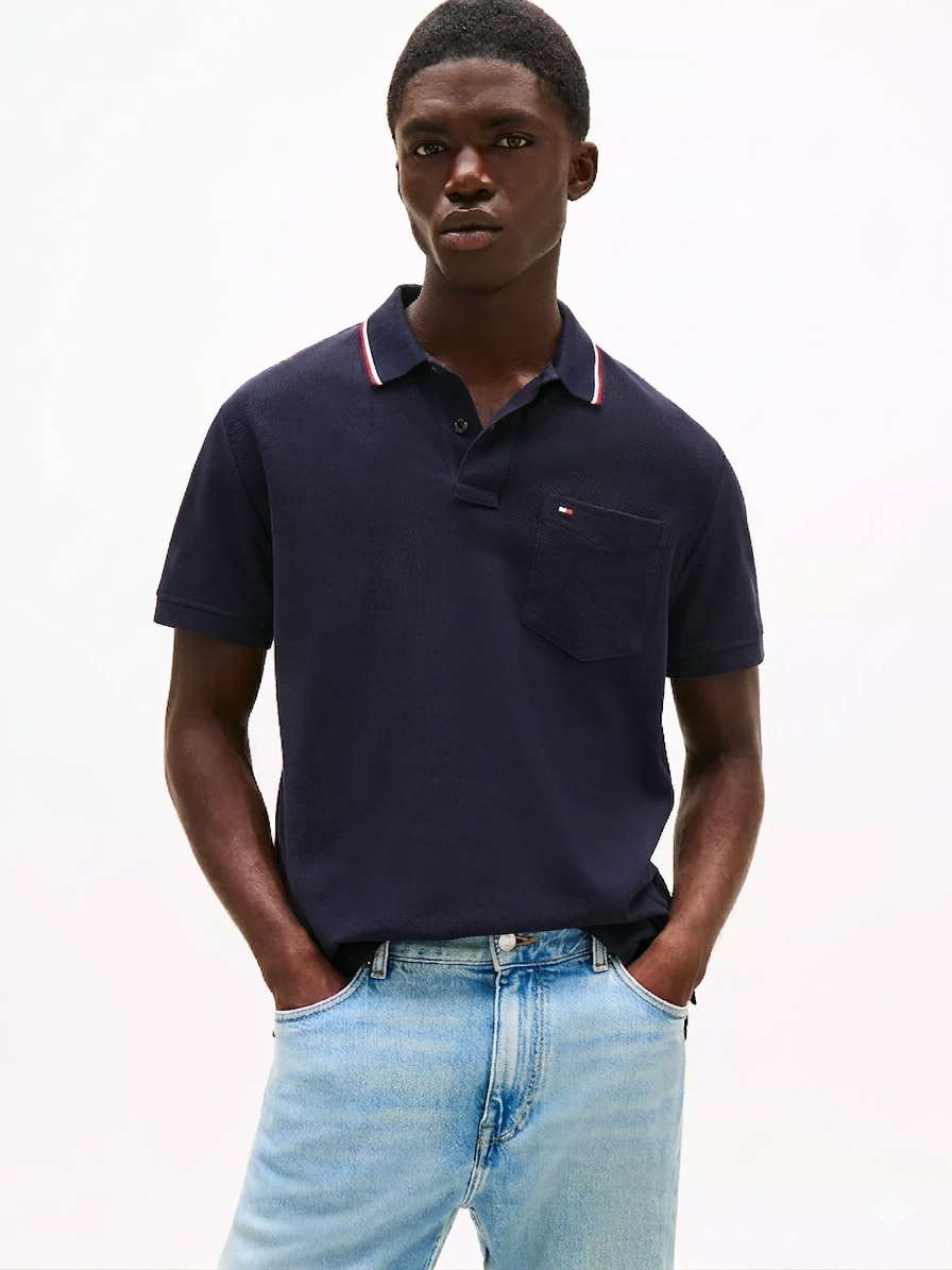 Polo Con Cuello Hombre Tommy Hilfiger