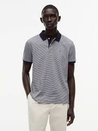 Polo Con Cuello Hombre Tommy Hilfiger Original USA - Diseño Rayado Premium