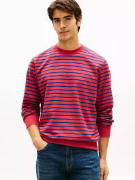Sweater Hombre Tommy Hilfiger Original - Diseño Rayado Premium
