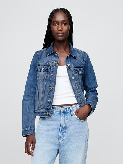 Casaca Denim Mujer Gap