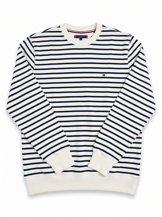 Sweater Hombre Tommy Hilfiger Original - Diseño Rayado Premium