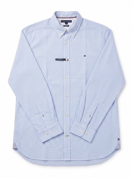 Camisa Hombre Tommy Hilfiger Original USA - Oxford Rayada Premium