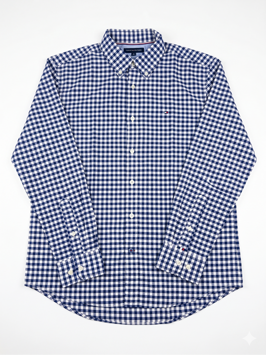 Camisa Hombre Tommy Hilfiger Original USA - Oxford Cuadros Premium