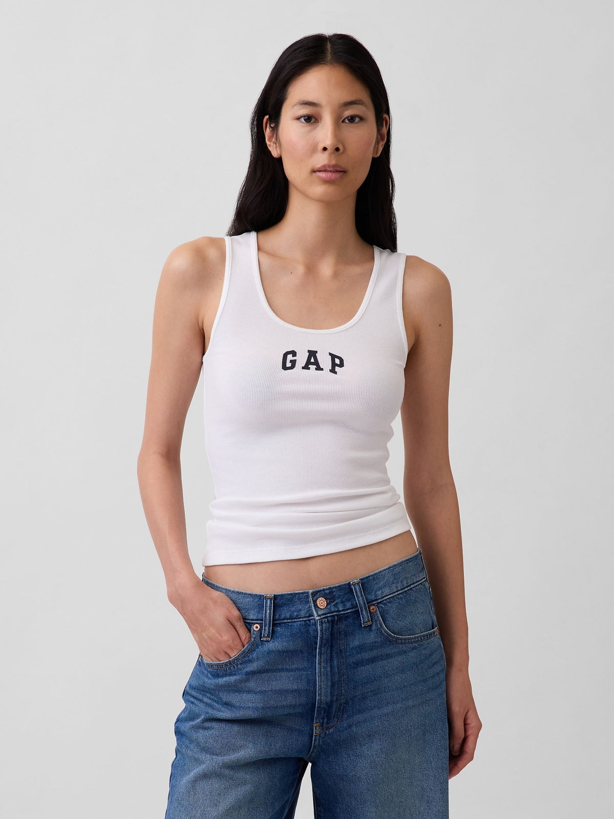 Polo Sin Mangas Mujer GAP