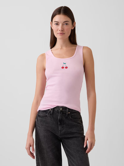 Polo Sin Mangas Mujer Gap