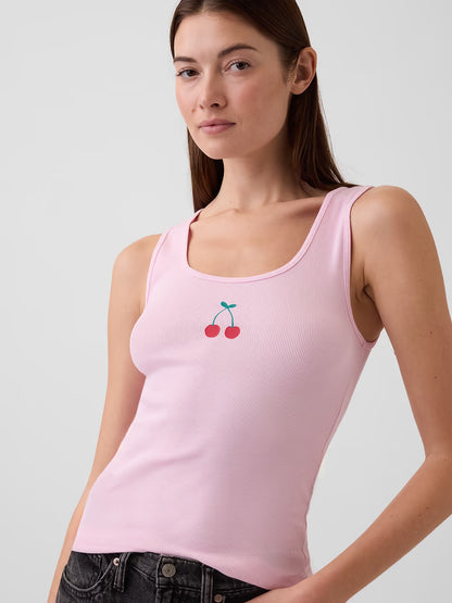 Polo Sin Mangas Mujer Gap